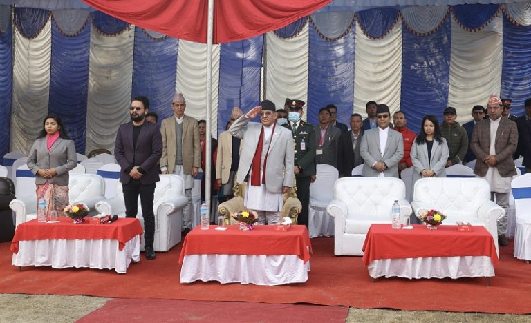 प्रधानमन्त्रीद्वारा शहीदप्रति सम्मान अर्पण