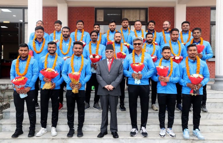 राष्ट्रिय क्रिकेट खेलाडीलाई सरकारले जनही ३-३ लाख दिने प्रधानमन्त्रीको घोषणा