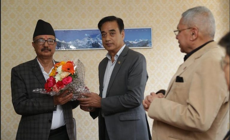 निर्यात प्रर्वद्धनका लागि एक्सपोर्ट हाउस खोल्न उद्योगमन्त्री समक्ष चेम्बरको प्रस्ताव