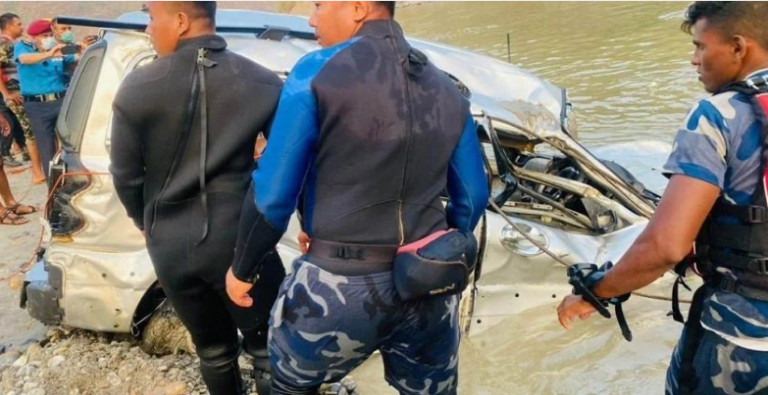 सुनकोसीमा खसेको सीटीईभीटीको गाडीसहित दुई जनाको शव फेला