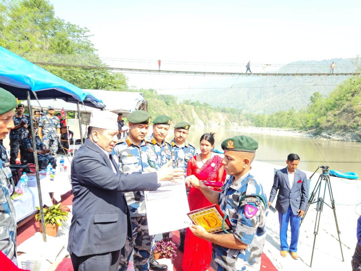विपद व्यवस्थापनमा सशस्त्र प्रहरीको भूमिका अग्रणी छ: गृहमन्त्री