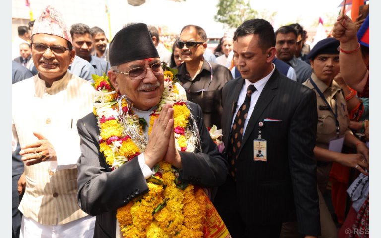 प्रधानमन्त्री दाहाल इन्दोरमा